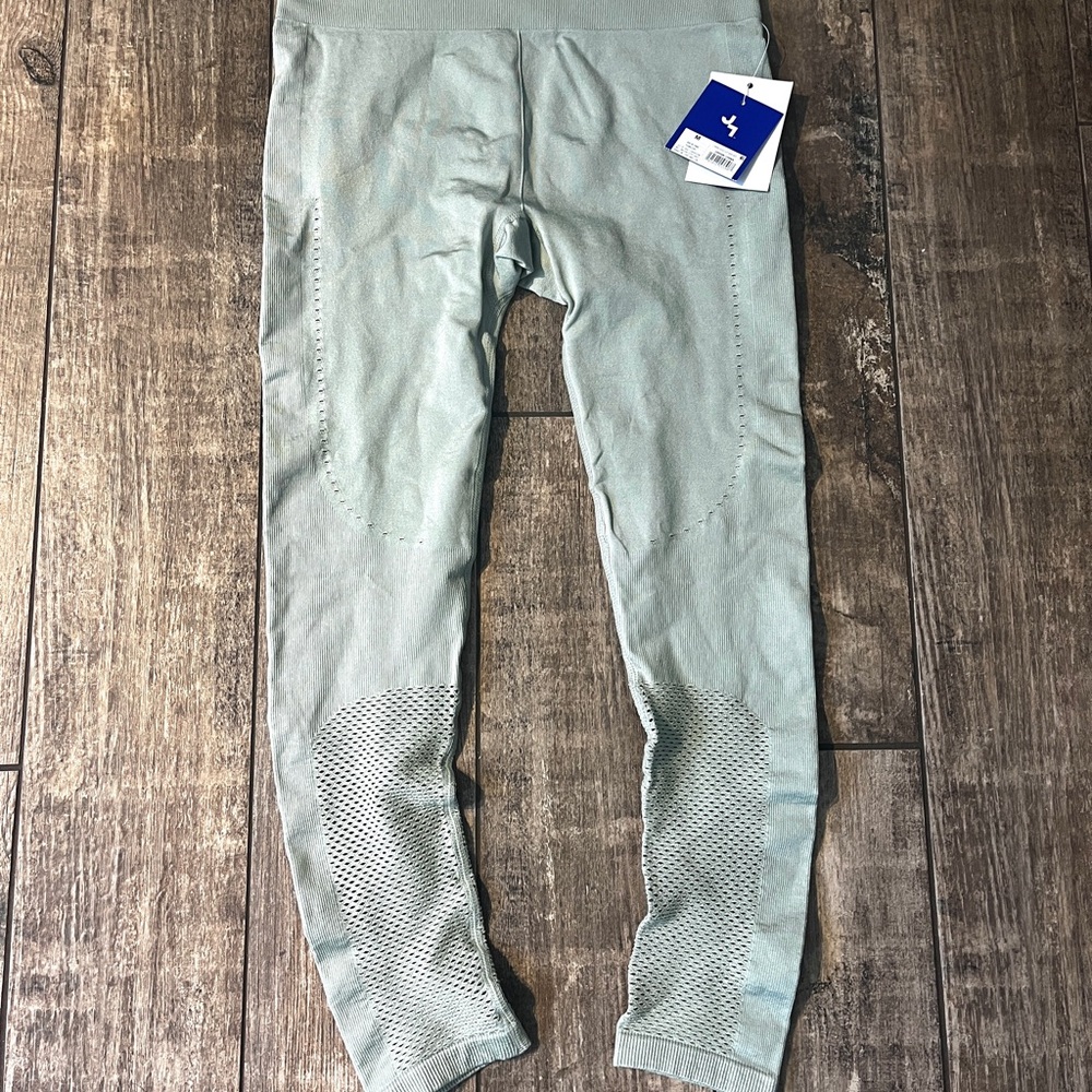 Women Light Green Leggings